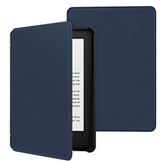 Amazon Kindle 6 inch用手帳型 レザーケース スタンド カバー Amazon ネイビー