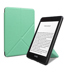 Amazon Kindle 6 inch用手帳型 レザーケース スタンド カバー L03 Amazon グリーン