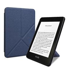 Amazon Kindle 6 inch用手帳型 レザーケース スタンド カバー L03 Amazon ネイビー