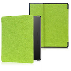 Amazon Kindle Oasis 7 inch用手帳型 レザーケース スタンド カバー Amazon グリーン