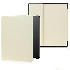 Amazon Kindle Oasis 7 inch用手帳型 レザーケース スタンド カバー Amazon ゴールド