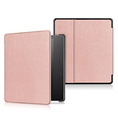Amazon Kindle Oasis 7 inch用手帳型 レザーケース スタンド カバー L01 Amazon ローズゴールド