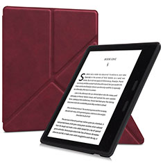 Amazon Kindle Oasis 7 inch用手帳型 レザーケース スタンド カバー L02 Amazon ワインレッド