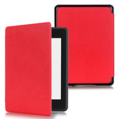 Amazon Kindle Paperwhite 6 inch用手帳型 レザーケース スタンド カバー Amazon レッド