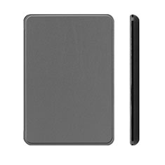 Amazon Kindle Paperwhite 6 inch用手帳型 レザーケース スタンド カバー L01 Amazon グレー