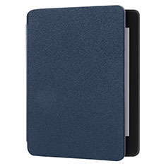 Amazon Kindle Paperwhite 6 inch用手帳型 布 スタンド Amazon ネイビー