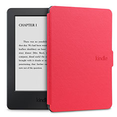 Amazon Kindle Paperwhite 6 inch用手帳型 レザーケース スタンド カバー L02 Amazon レッド