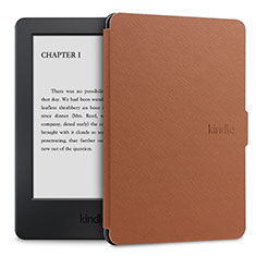 Amazon Kindle Paperwhite 6 inch用手帳型 レザーケース スタンド カバー L02 Amazon ブラウン