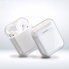 Apple AirPods用ハードケース プラスチック 質感もマット ズ用 Airpods 充電ボックス アップル クリア