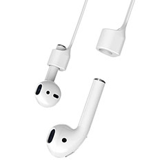 Apple AirPods Pro用紛失防止 シリコン ストラップ 軽量 脱着簡単 C04 アップル ホワイト