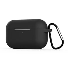 シリコン ケース 保護 収納 ズ用 AirPods Pro 充電ボックス C02 アップル ブラック