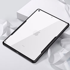 Apple iPad 10.2 (2020)用極薄ソフトケース シリコンケース 耐衝撃 全面保護 クリア透明 T04 アップル ブラック
