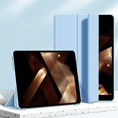 Apple iPad 10.2 (2020)用手帳型 レザーケース スタンド カバー H04 アップル ネイビー