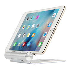 Apple iPad 10.2 (2020)用スタンドタイプのタブレット クリップ式 フレキシブル仕様 K14 アップル シルバー