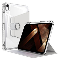 Apple iPad 10.9 (2022)用手帳型 レザーケース スタンド カバー H02 アップル ホワイト