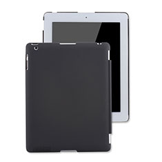 Apple iPad 2用ハードケース プラスチック 質感もマット アップル ブラック