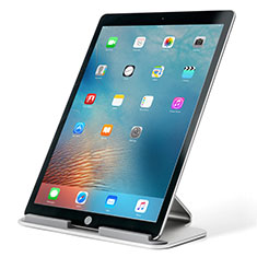 Apple iPad Air 10.9 (2020)用スタンドタイプのタブレット ホルダー ユニバーサル T25 アップル シルバー