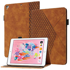 Apple iPad Air 2用手帳型 レザーケース スタンド カバー YX1 アップル ブラウン