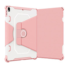Apple iPad Air 3用ハイブリットバンパーケース スタンド プラスチック 兼シリコーン カバー L05 アップル ピンク