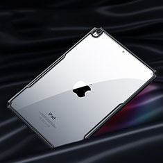 Apple iPad Air 4 10.9 (2020)用ハイブリットバンパーケース クリア透明 プラスチック 鏡面 カバー アップル ブラック