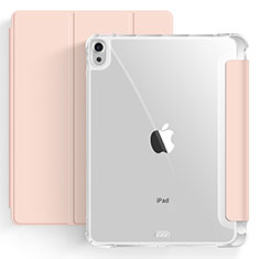 Apple iPad Air 4 10.9 (2020)用手帳型 レザーケース スタンド カバー H03 アップル ローズゴールド