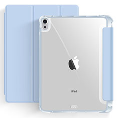 Apple iPad Air 4 10.9 (2020)用手帳型 レザーケース スタンド カバー H03 アップル ネイビー