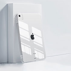 Apple iPad Air 5 10.9 (2022)用極薄ソフトケース シリコンケース 耐衝撃 全面保護 クリア透明 T05 アップル クリア