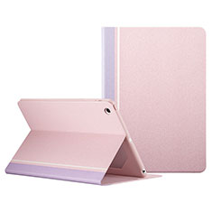 Apple iPad Mini 3用手帳型 レザーケース スタンド L03 アップル ピンク