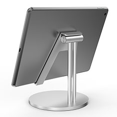 Apple iPad Mini 3用スタンドタイプのタブレット クリップ式 フレキシブル仕様 K24 アップル シルバー
