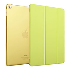 Apple iPad Mini 4用手帳型 レザーケース スタンド アップル グリーン