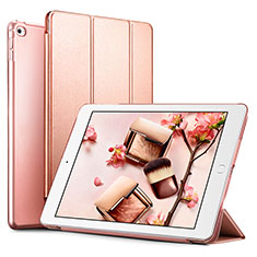 Apple iPad Mini 4用手帳型 レザーケース スタンド L05 アップル ローズゴールド