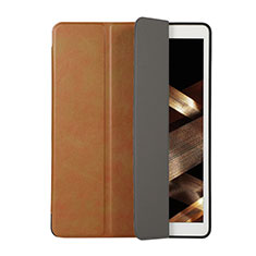 Apple iPad Mini 4用手帳型 レザーケース スタンド カバー H03 アップル ブラウン