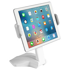 Apple iPad Mini 5 (2019)用スタンドタイプのタブレット クリップ式 フレキシブル仕様 K03 アップル ホワイト