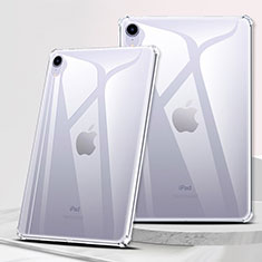 Apple iPad Mini 6用極薄ソフトケース シリコンケース 耐衝撃 全面保護 クリア透明 T05 アップル クリア