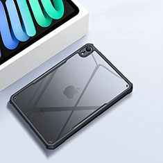 Apple iPad Mini 6用極薄ソフトケース シリコンケース 耐衝撃 全面保護 クリア透明 T06 アップル ブラック