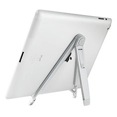 Apple iPad Pro 11 (2018)用スタンドタイプのタブレット ホルダー ユニバーサル アップル シルバー