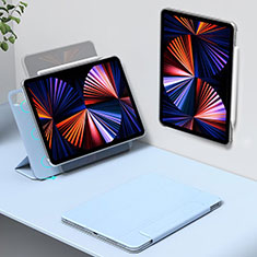 Apple iPad Pro 11 (2020)用手帳型 レザーケース スタンド カバー H01 アップル ネイビー