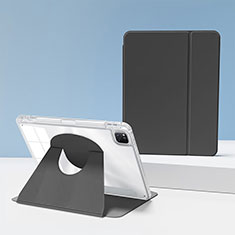 Apple iPad Pro 11 (2020)用手帳型 レザーケース スタンド カバー H03 アップル ブラック