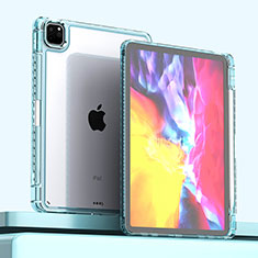 Apple iPad Pro 11 (2020)用ハイブリットバンパーケース クリア透明 プラスチック カバー P01 アップル ネイビー