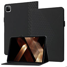 Apple iPad Pro 11 (2020)用手帳型 レザーケース スタンド カバー YX1 アップル ブラック