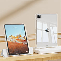 Apple iPad Pro 11 (2020)用極薄ソフトケース シリコンケース 耐衝撃 全面保護 クリア透明 T03 アップル クリア