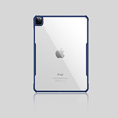 Apple iPad Pro 11 (2020)用極薄ソフトケース シリコンケース 耐衝撃 全面保護 クリア透明 H01 アップル ネイビー
