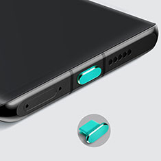Apple iPad Pro 11 (2021)用アンチ ダスト プラグ キャップ ストッパー USB-C Android Type-Cユニバーサル H08 アップル グリーン
