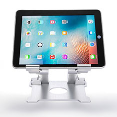 Apple iPad Pro 12.9 (2022)用スタンドタイプのタブレット クリップ式 フレキシブル仕様 H09 アップル ホワイト