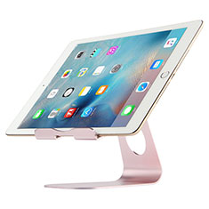 Apple iPad Pro 12.9 (2022)用スタンドタイプのタブレット クリップ式 フレキシブル仕様 K15 アップル ローズゴールド