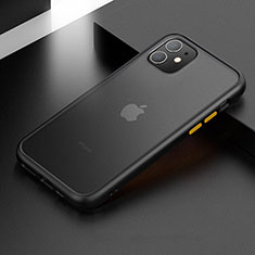 Apple iPhone 11用ハイブリットバンパーケース プラスチック 兼シリコーン カバー アップル ブラック