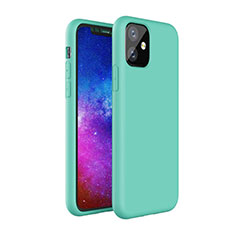 Apple iPhone 11用360度 フルカバー極薄ソフトケース シリコンケース 耐衝撃 全面保護 バンパー S01 アップル グリーン