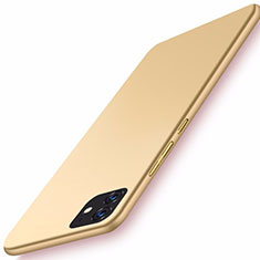 Apple iPhone 11用ハードケース プラスチック 質感もマット カバー M01 アップル ゴールド