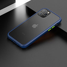 Apple iPhone 11 Pro用ハイブリットバンパーケース プラスチック 兼シリコーン カバー アップル ネイビー