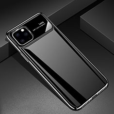 Apple iPhone 11 Pro用ハードケース プラスチック 質感もマット カバー M01 アップル ブラック